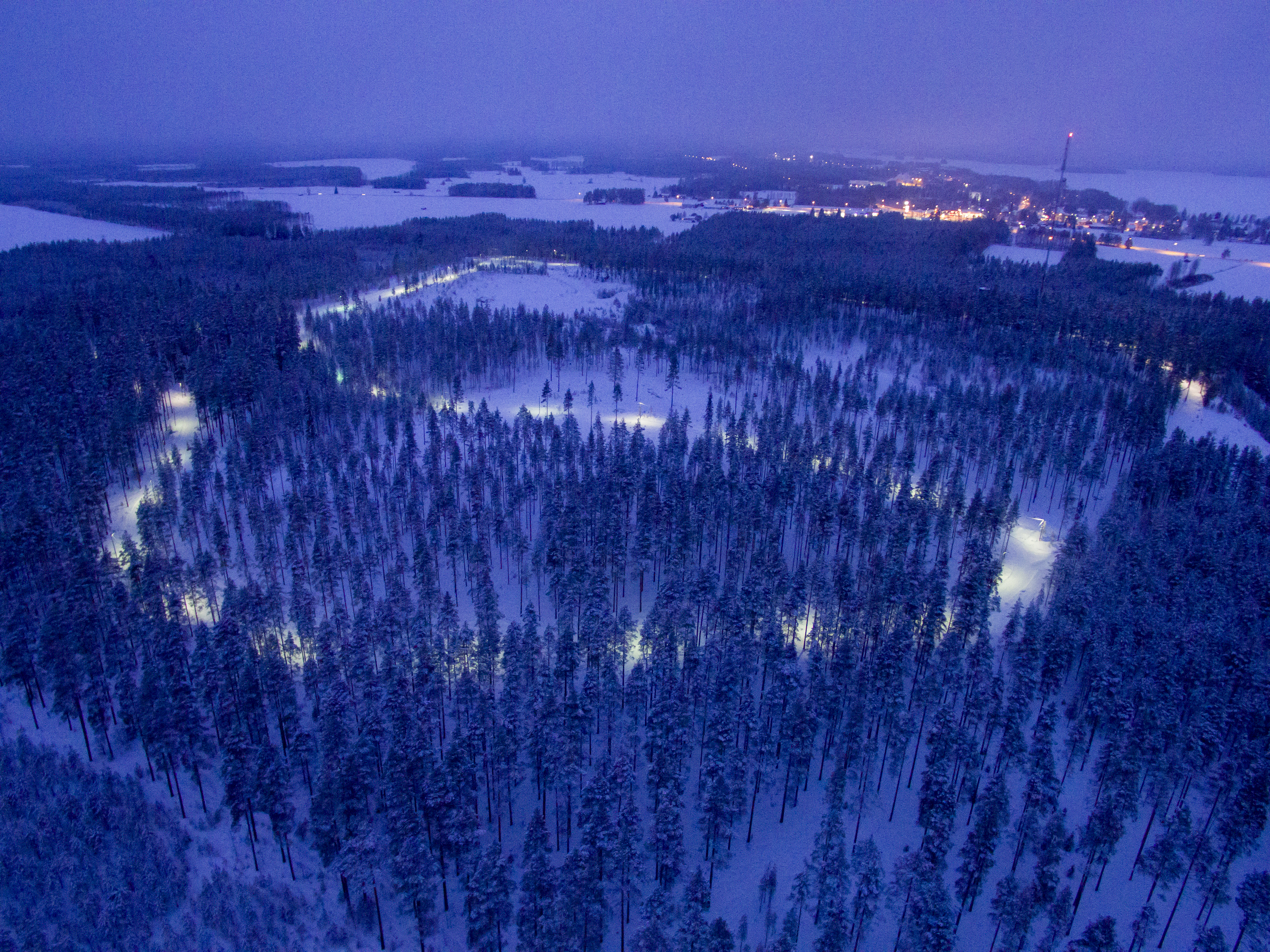 Ilmakuva Harsunkankaalta
