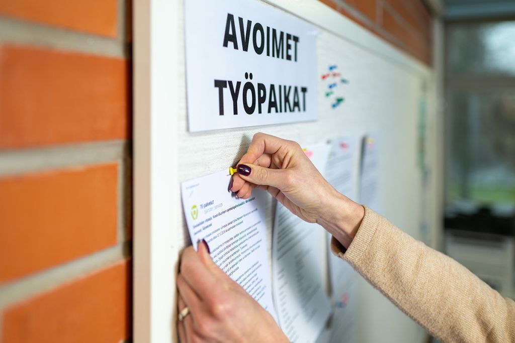 Avoimet työpaikat.